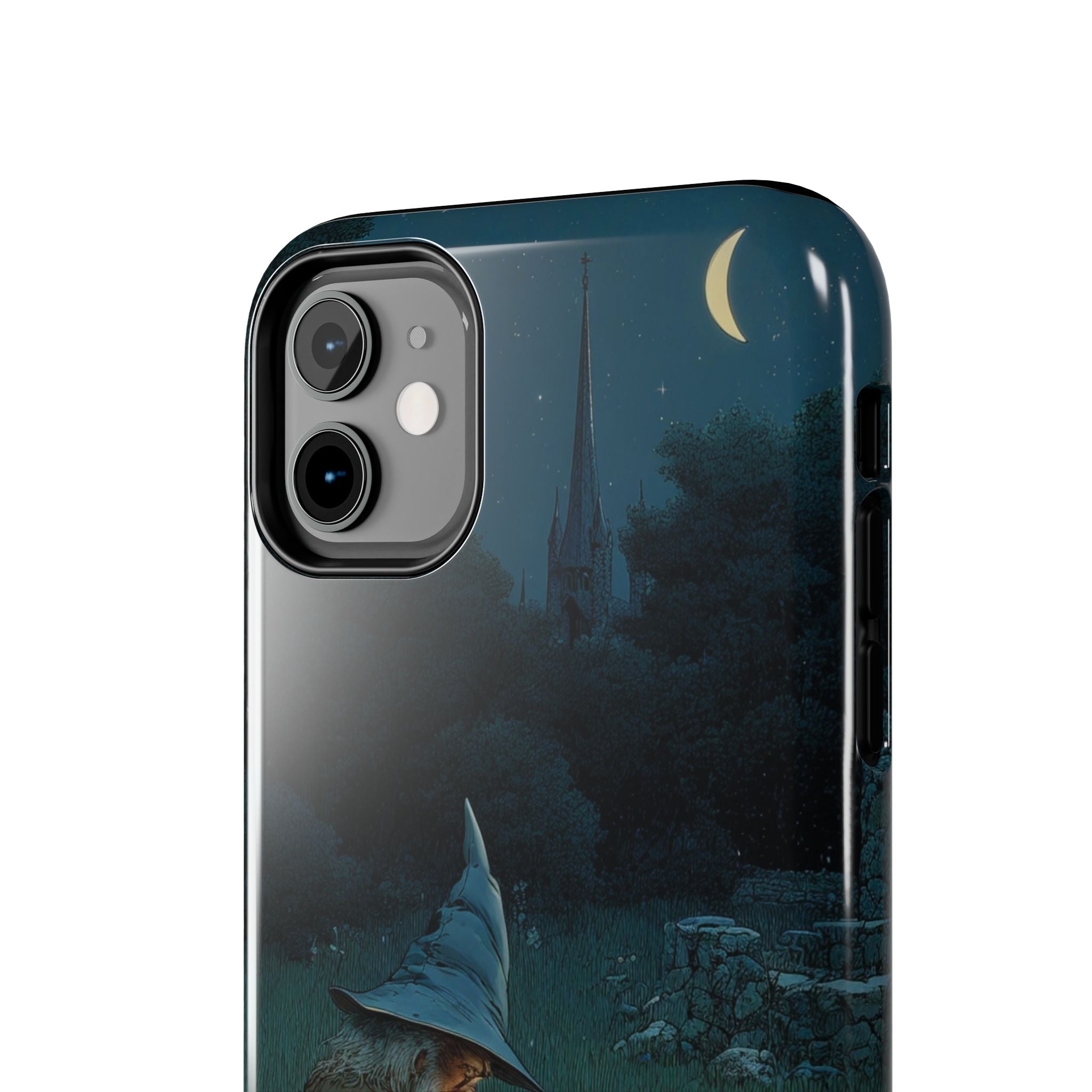 Wizard Reading at Night Tough Phone Case — Magical Fantasy Protective Cover