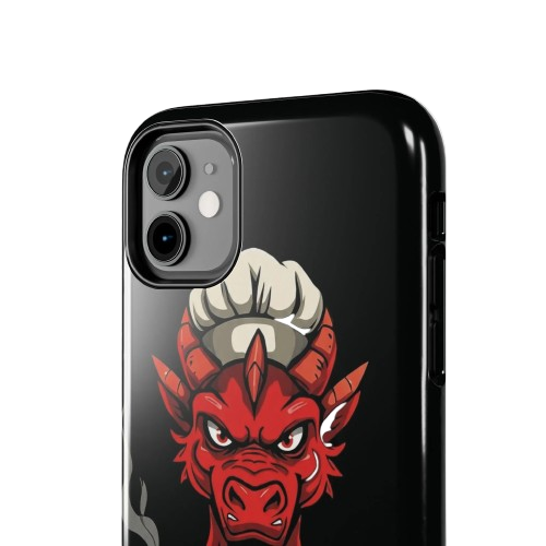 Dragon BBQ Tough Phone Case — Red Chef Dragon Protective Phone Cover